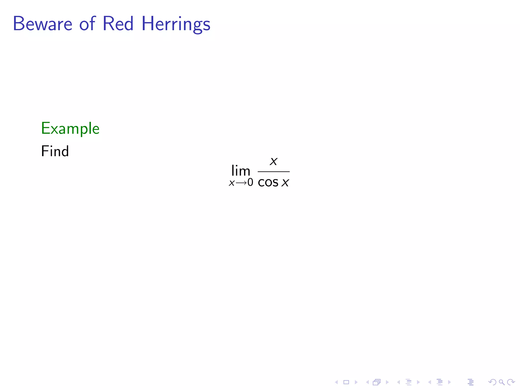 Lesson 25: Indeterminate Forms and L'Hôpital's Rule