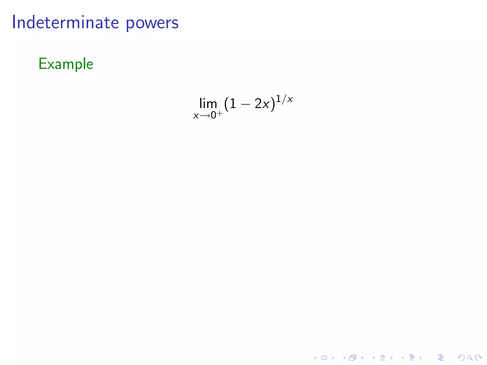 Lesson 25: Indeterminate Forms and L'Hôpital's Rule