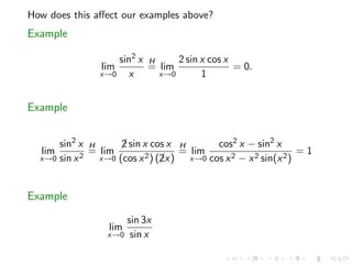 Lesson 25: Indeterminate Forms and L'Hôpital's Rule