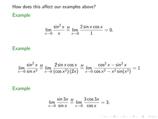 Lesson 25: Indeterminate Forms and L'Hôpital's Rule