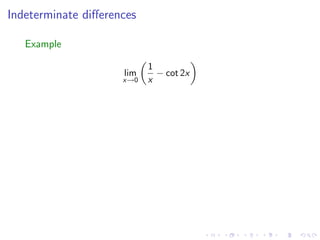 Lesson 25: Indeterminate Forms and L'Hôpital's Rule