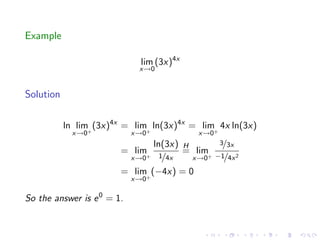 Lesson 25: Indeterminate Forms and L'Hôpital's Rule