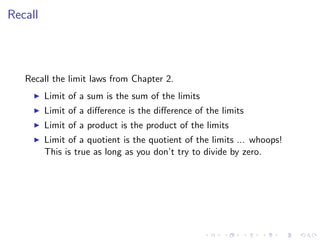 Lesson 25: Indeterminate Forms and L'Hôpital's Rule