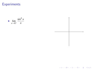 Lesson 25: Indeterminate Forms and L'Hôpital's Rule