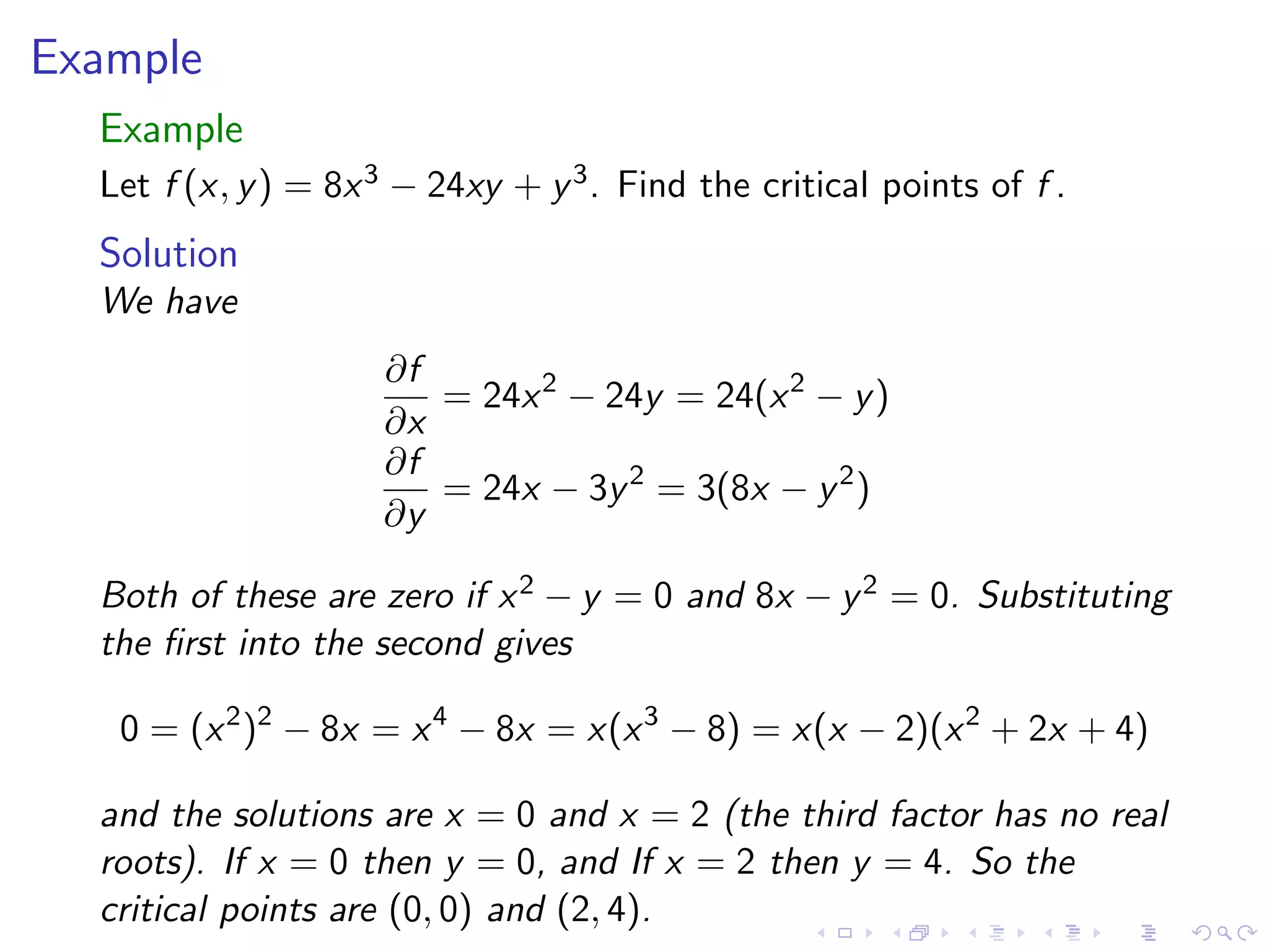 Lesson 25: Unconstrained Optimization I