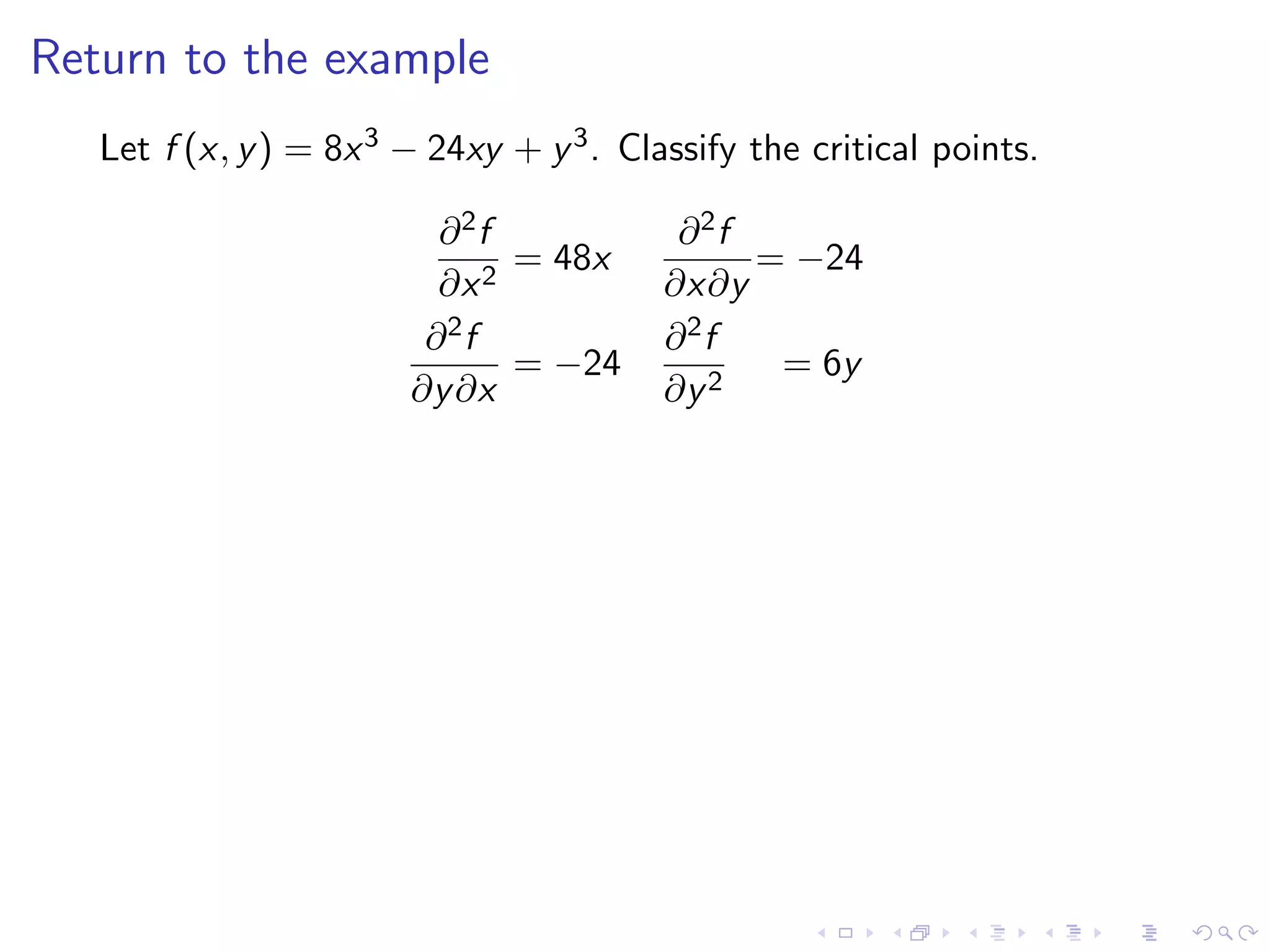 Lesson 25: Unconstrained Optimization I