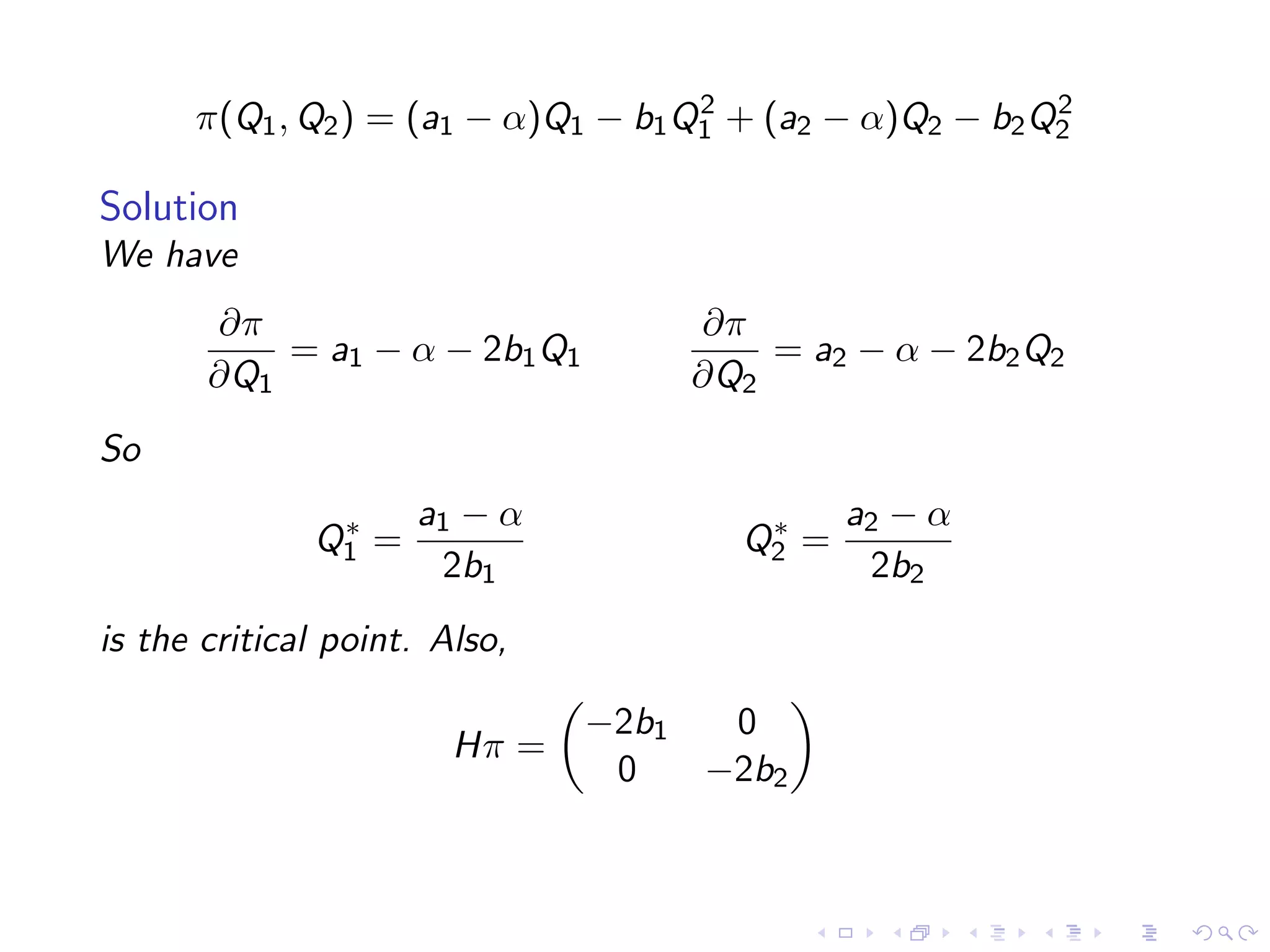 Lesson 25: Unconstrained Optimization I