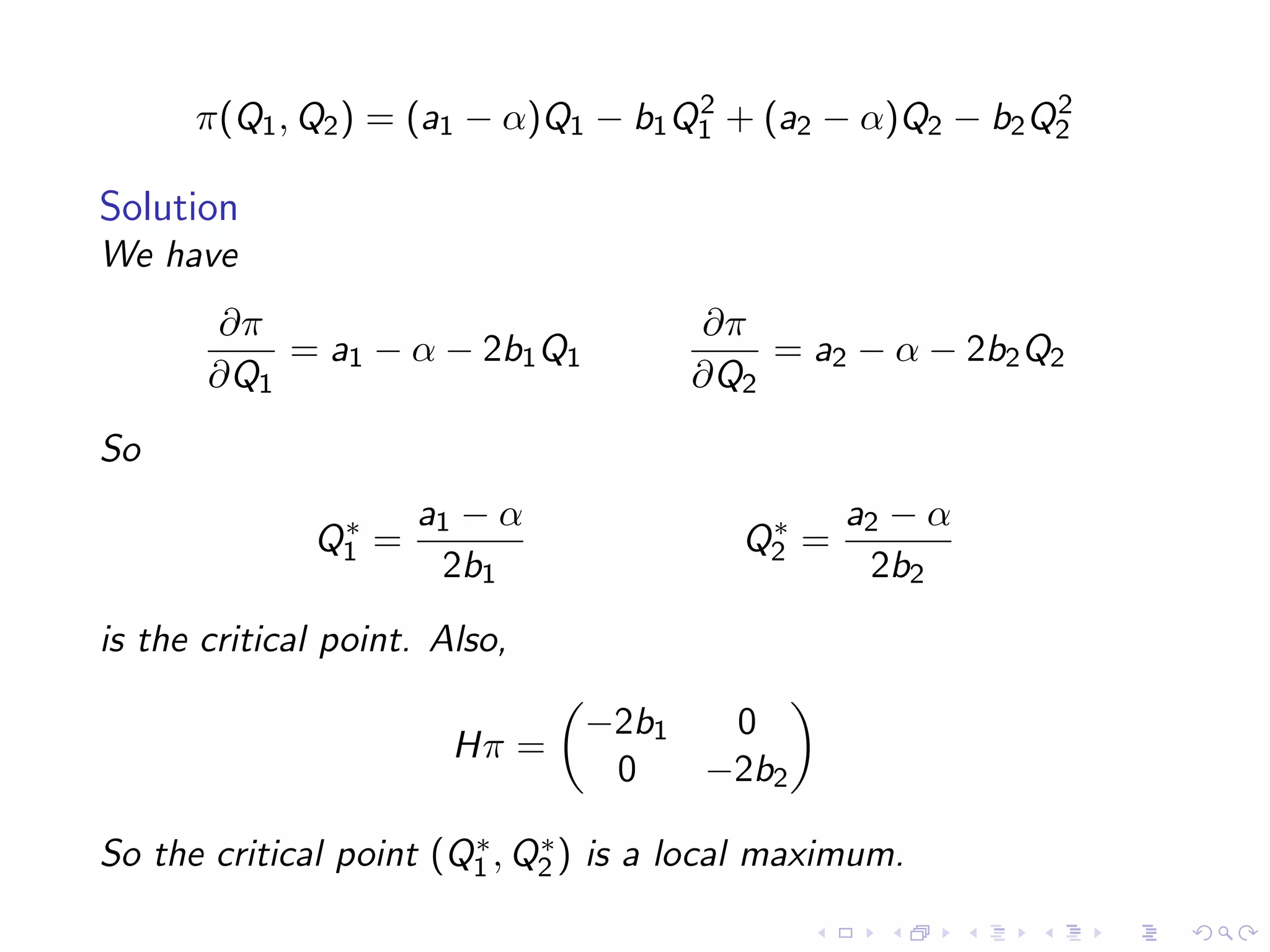 Lesson 25: Unconstrained Optimization I