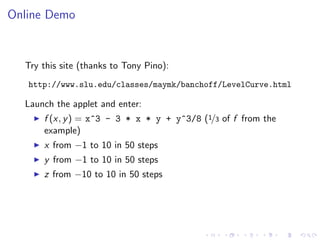 Lesson 25: Unconstrained Optimization I