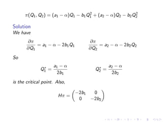 Lesson 25: Unconstrained Optimization I