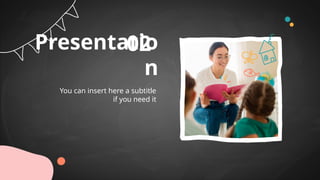 Presentatio
n
You can insert here a subtitle
if you need it
02
 