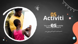 Activiti
es
You can enter a subtitle
here if you need it
05
 