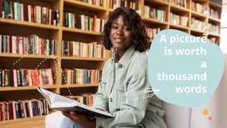 A picture
is worth
a
thousand
words
 