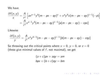 Lesson 28: Lagrange  Multipliers II