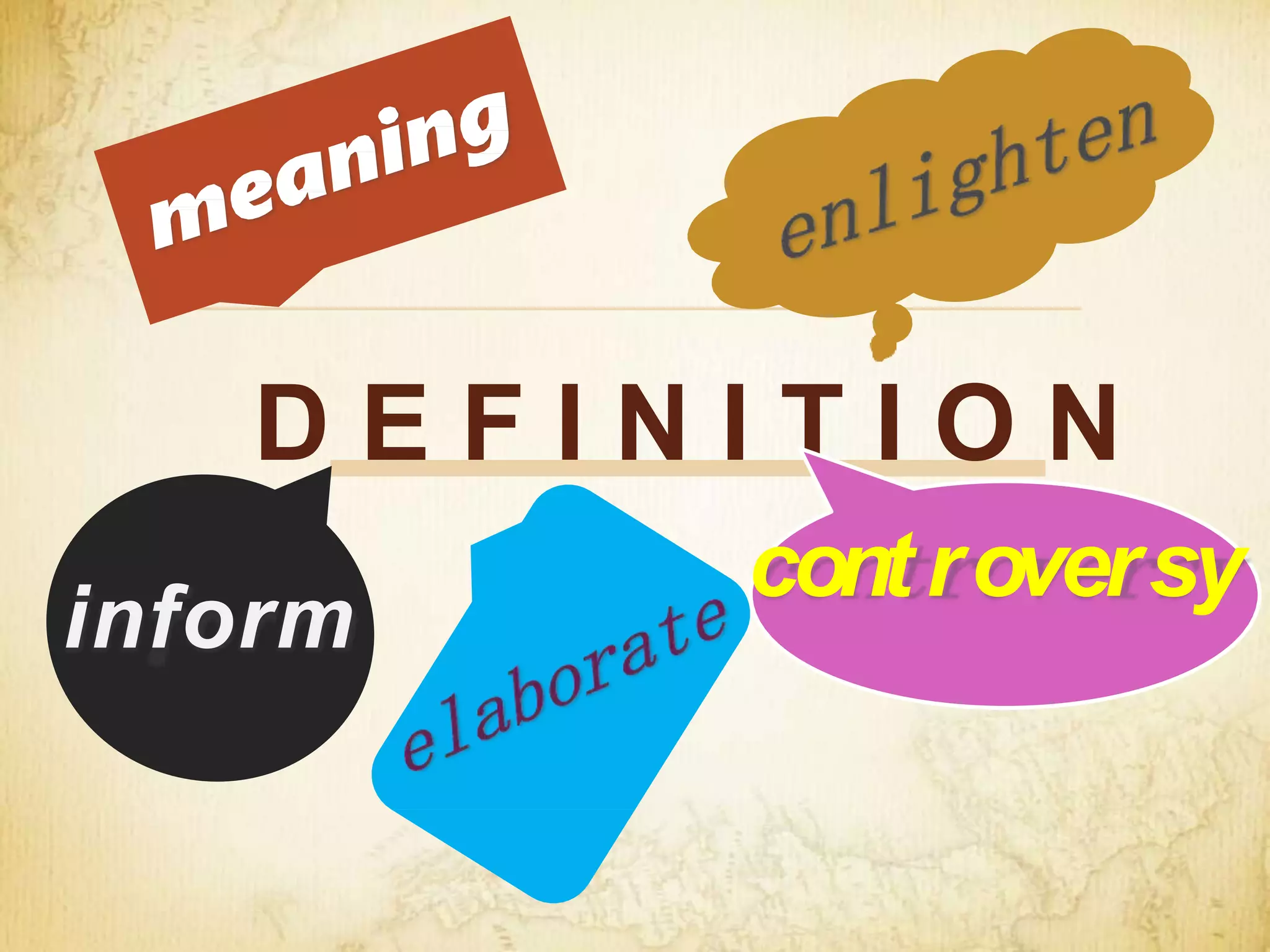 D E F I N I T I O N
inform
controversy
 