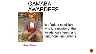 NATIONAL ARTIST PPT GRADE 12 CONTEMPORARY PHILIPPINE ART FORMS | PPTX