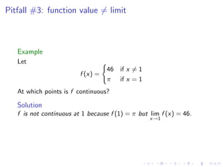 Lesson 3: Continuity