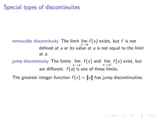 Lesson 3: Continuity