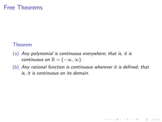 Lesson 3: Continuity
