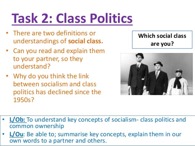 social class politics essay