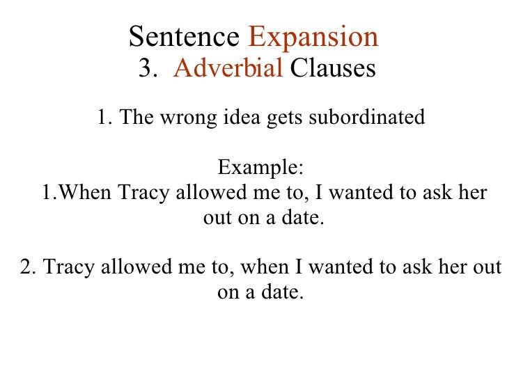 Lesson 3 Sentence Expansion
