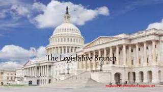 The Legislative Branch
Prepaired by: Cherrylyn T. Magano, LPT
 