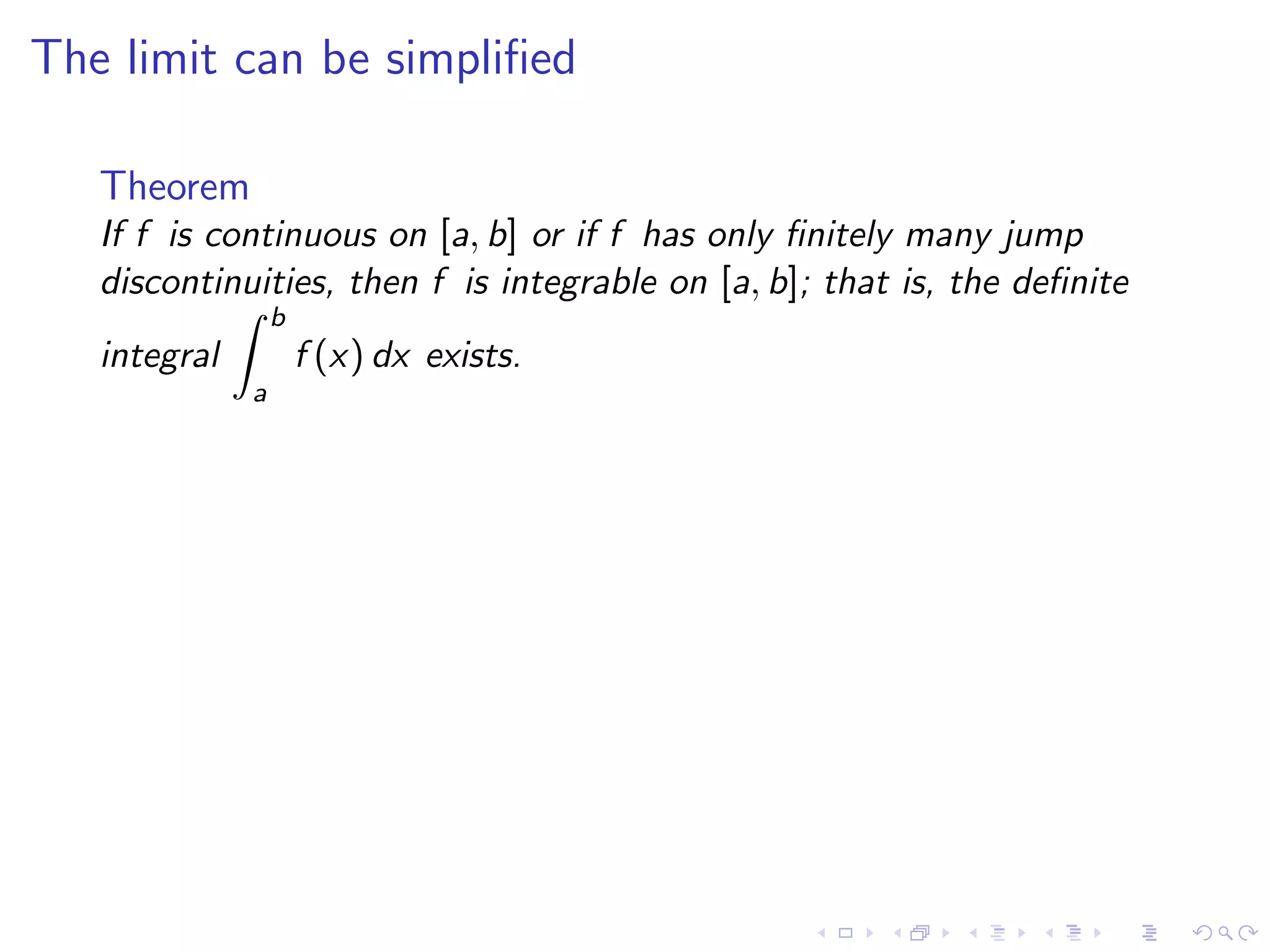Lesson 30: The Definite Integral