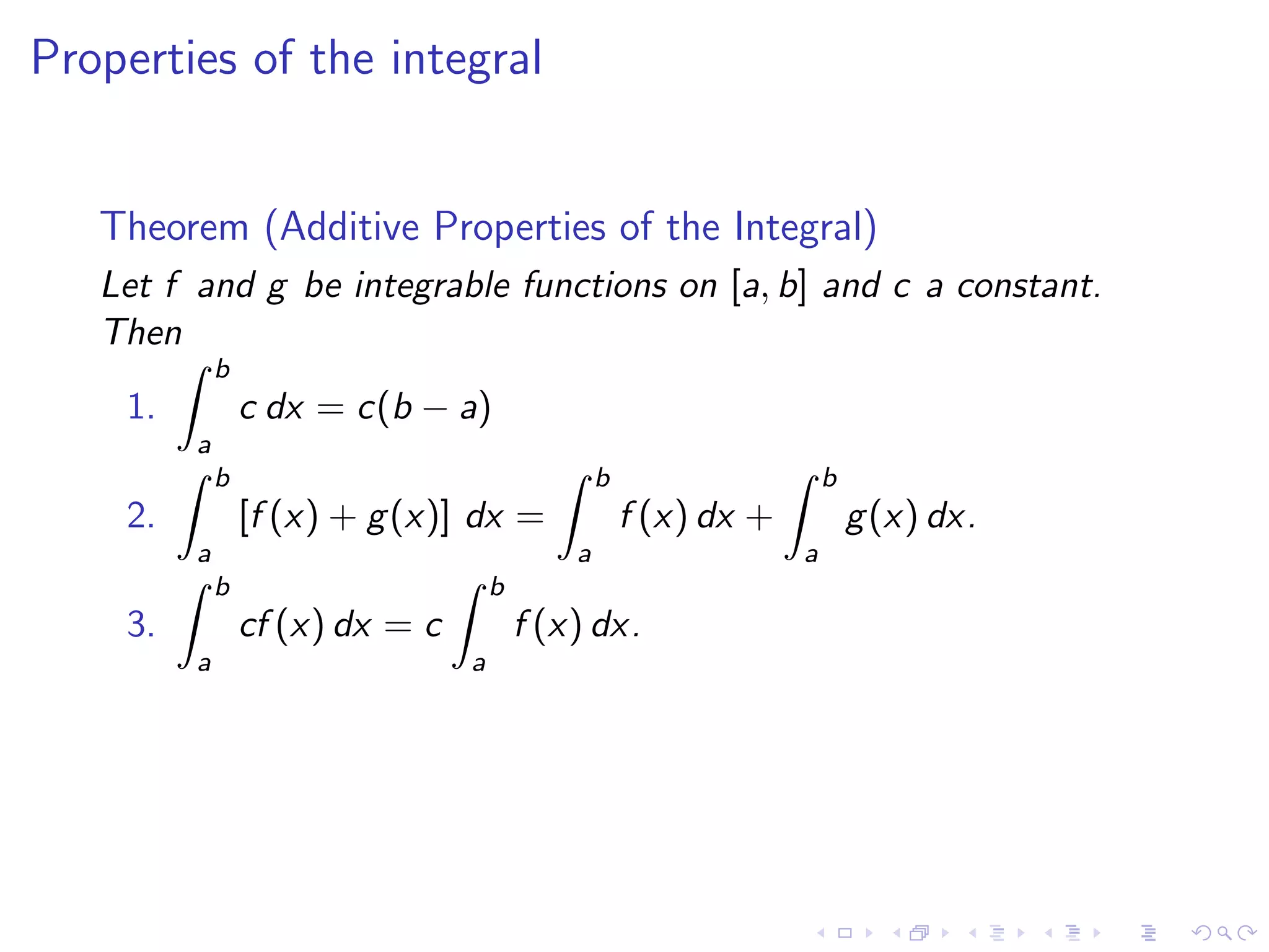 Lesson 30: The Definite Integral