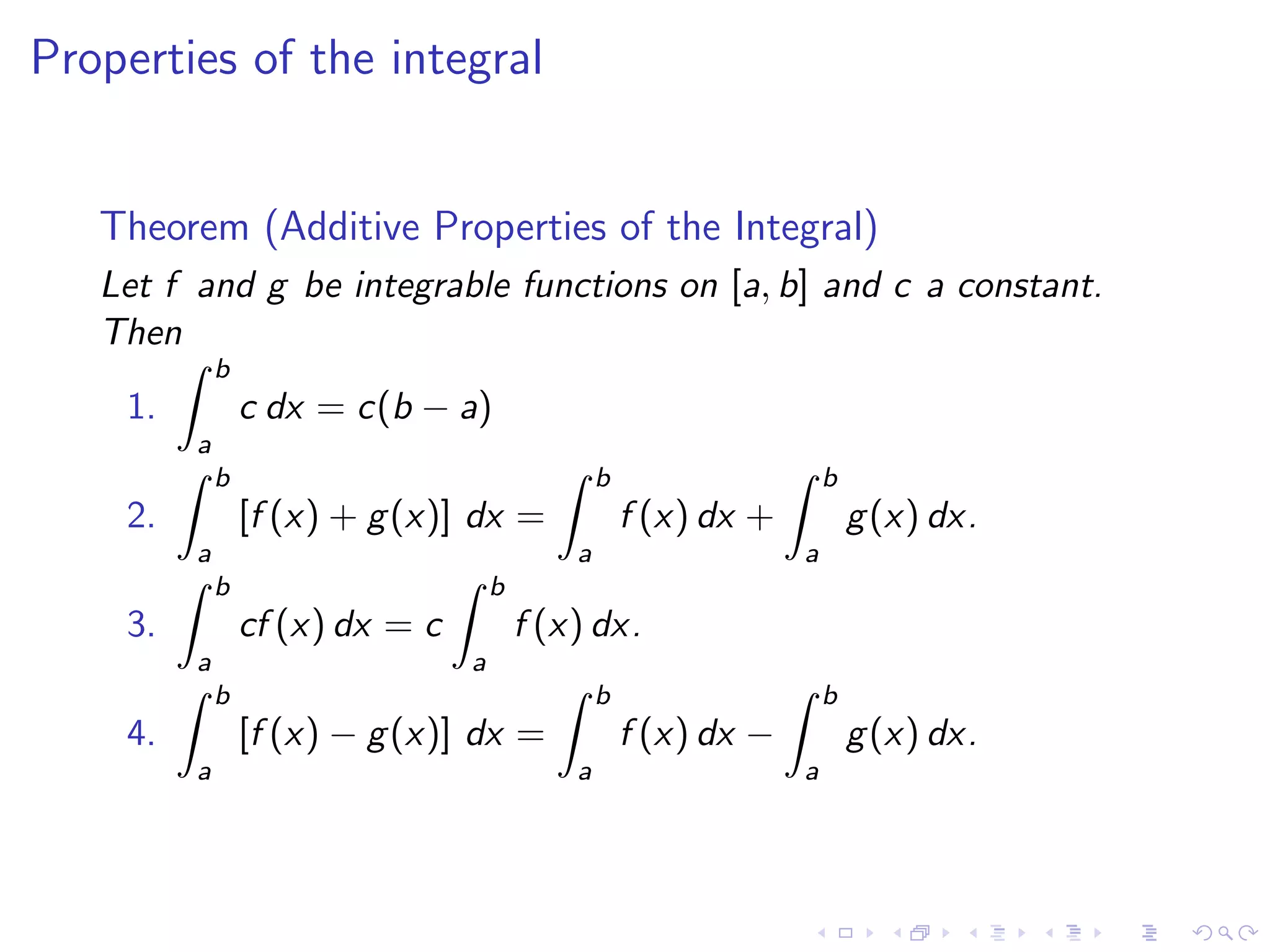 Lesson 30: The Definite Integral