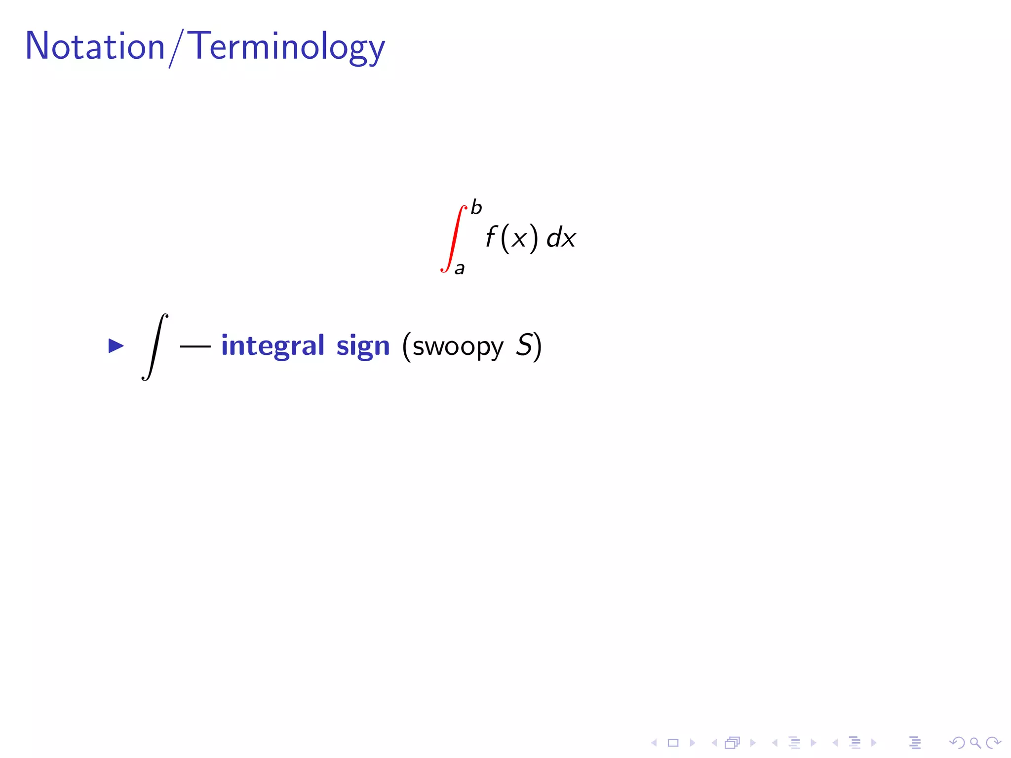 Lesson 30: The Definite Integral