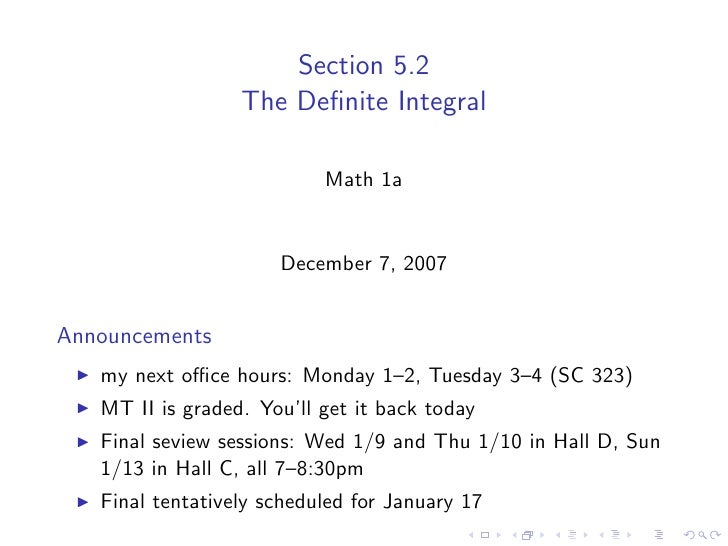 define integral