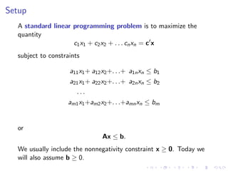 Lesson 31: The Simplex Method, I | PDF
