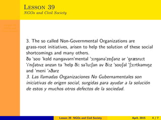 NGOs and Civil Society | PDF
