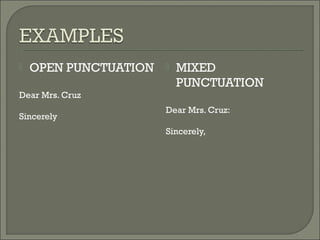 Physical Aspects of the Business Letter | PPT