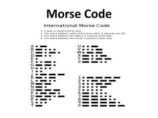 The Morse Code Computer four-basic-periods-of-computer-history | PPTX