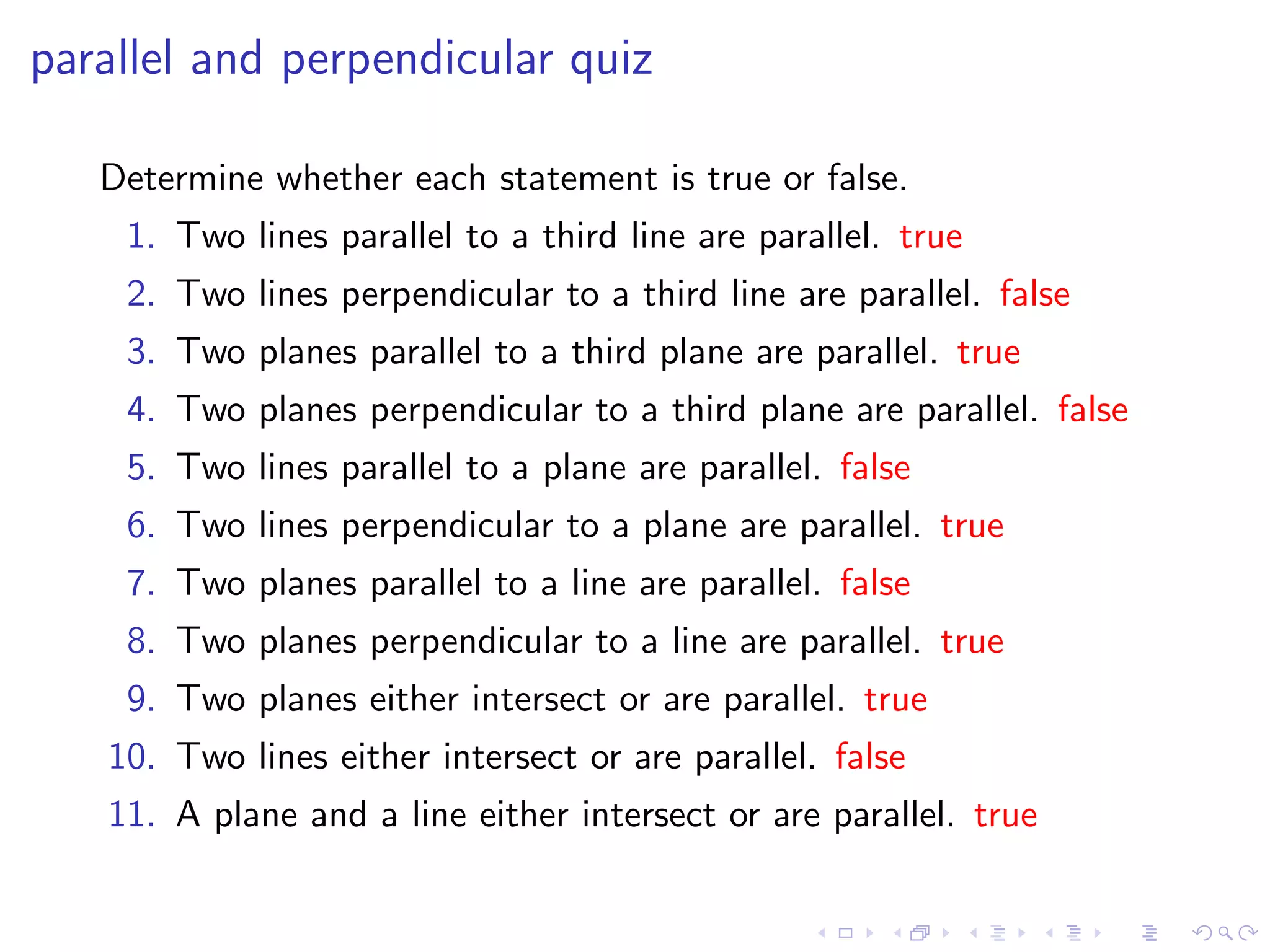 Lesson 4: Lines, Planes, and the Distance Formula
