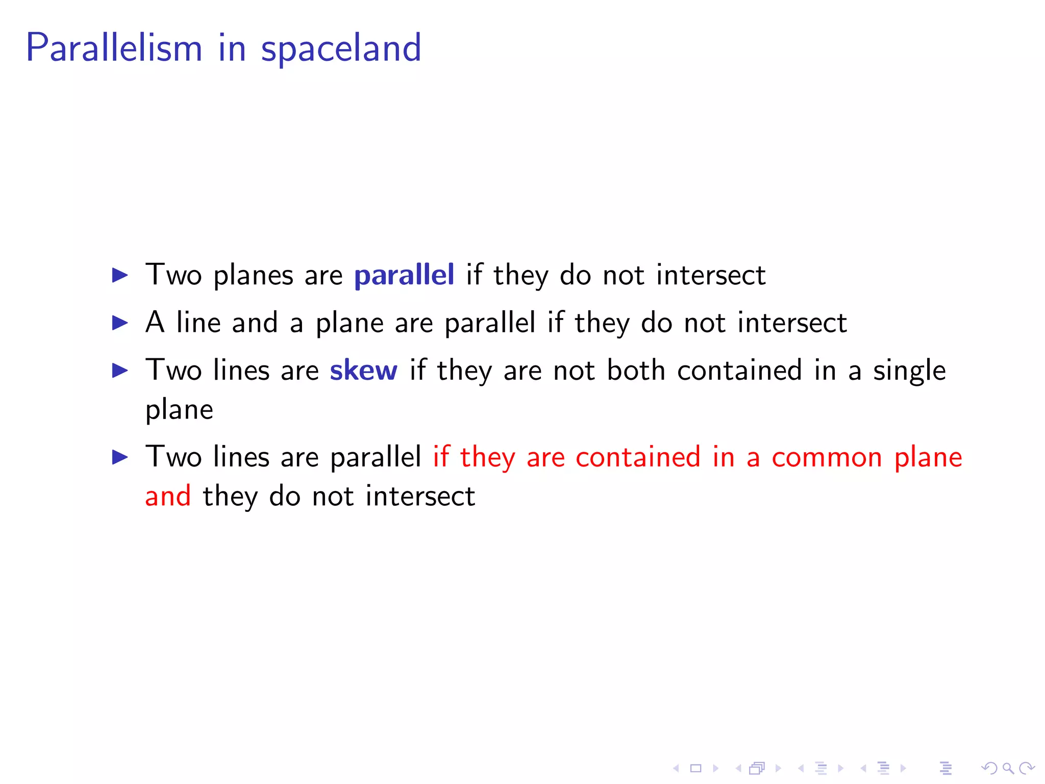 Lesson 4: Lines, Planes, and the Distance Formula