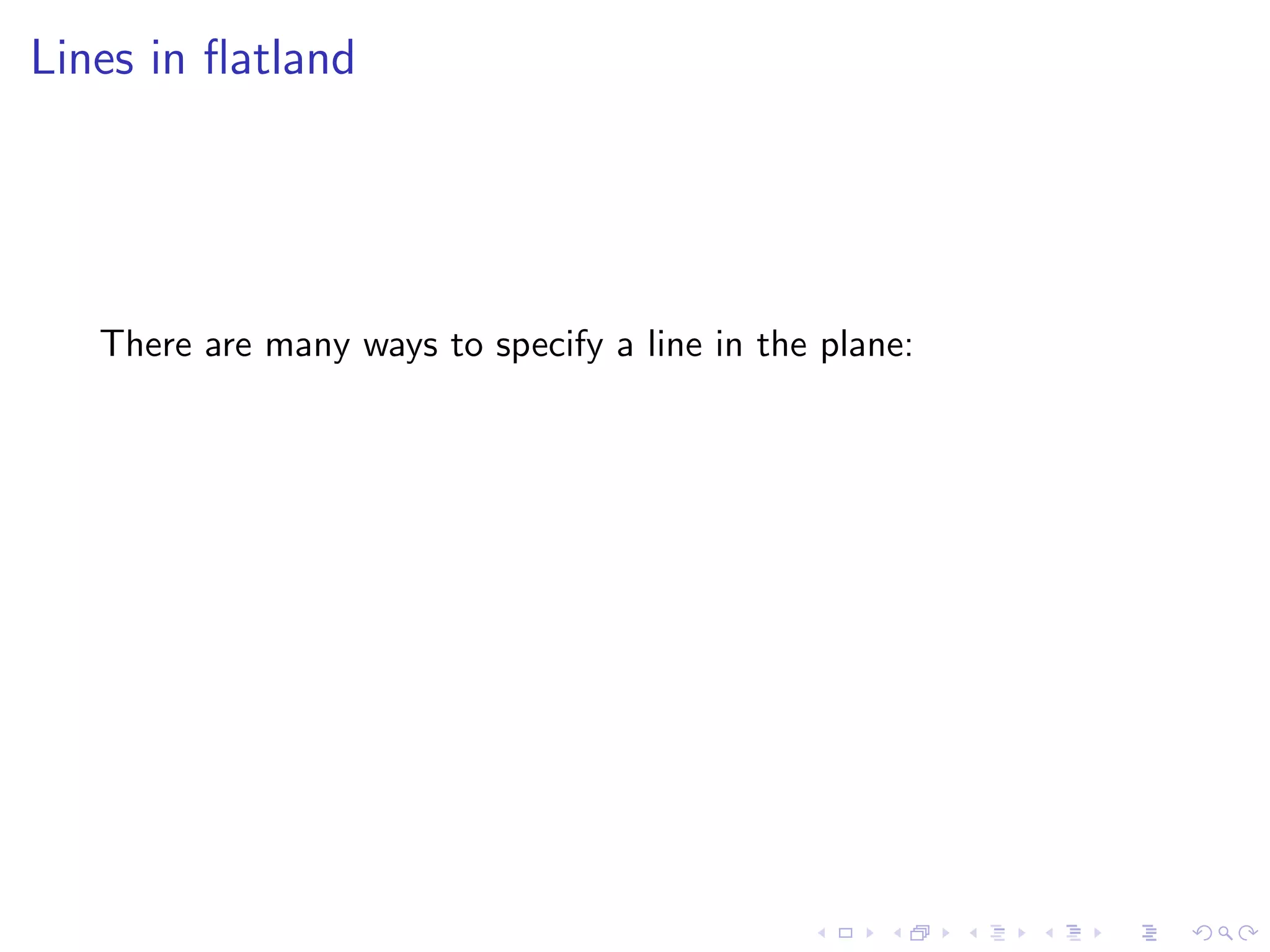 Lesson 4: Lines, Planes, and the Distance Formula