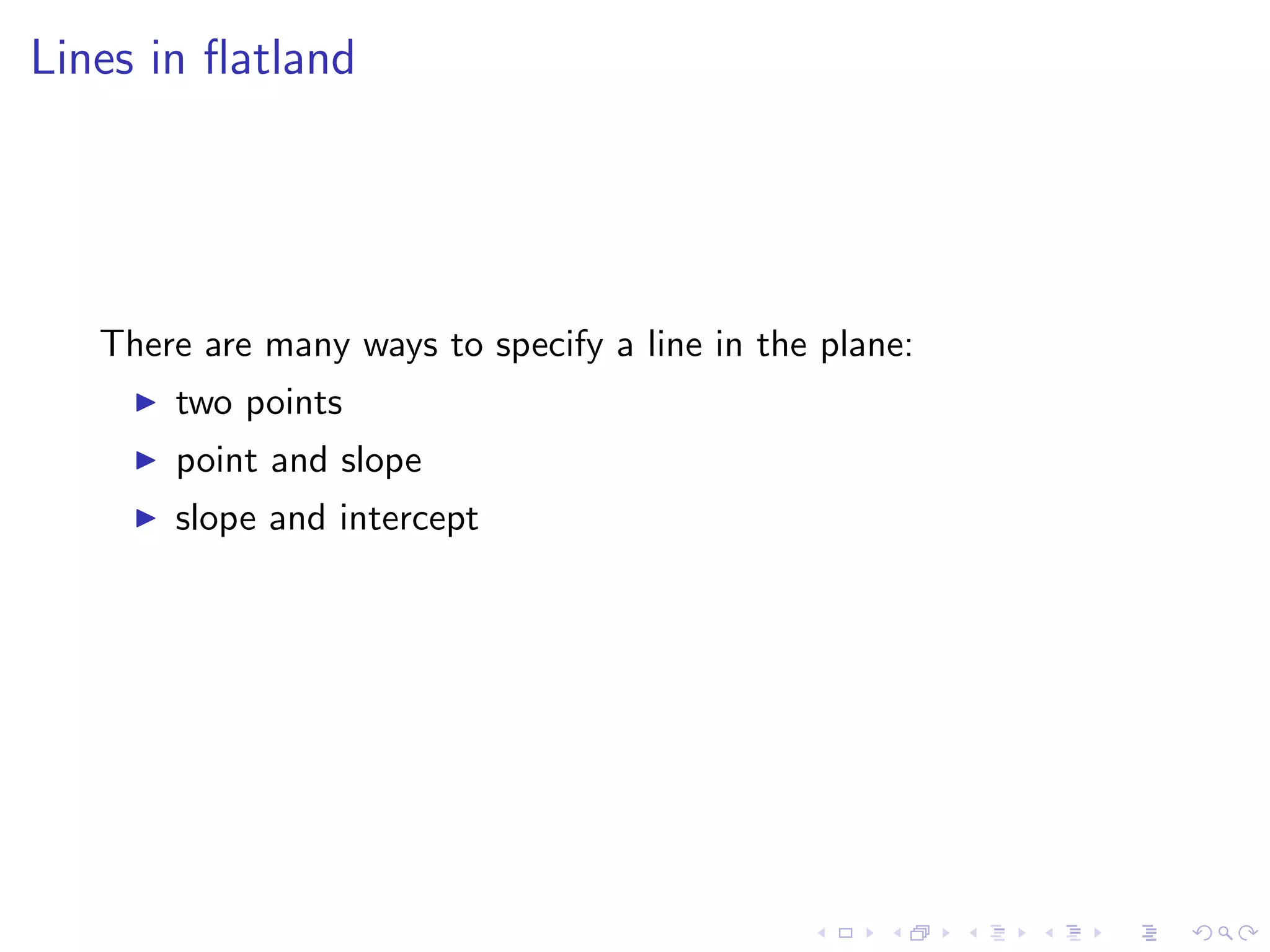 Lesson 4: Lines, Planes, and the Distance Formula