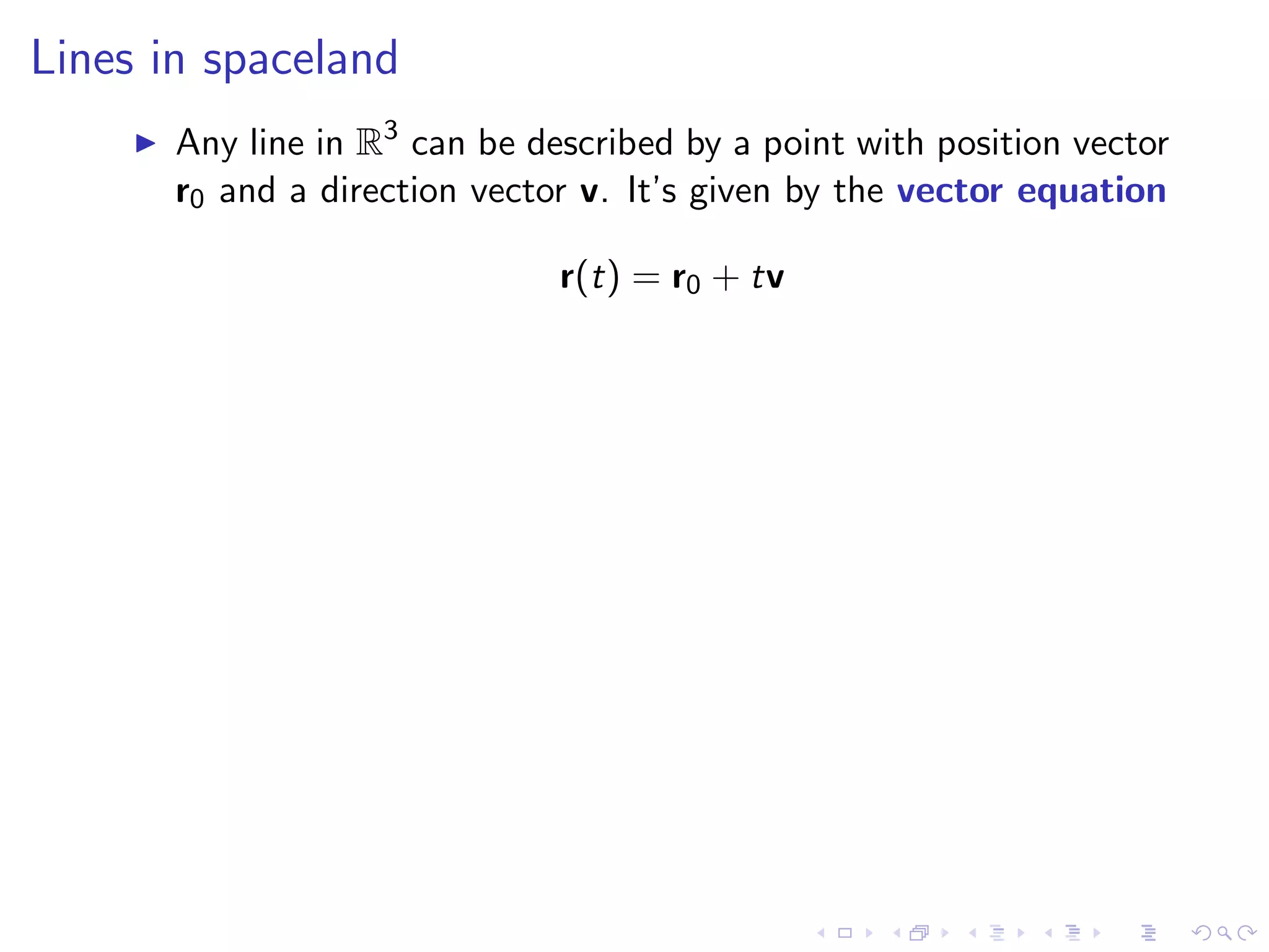 Lesson 4: Lines, Planes, and the Distance Formula