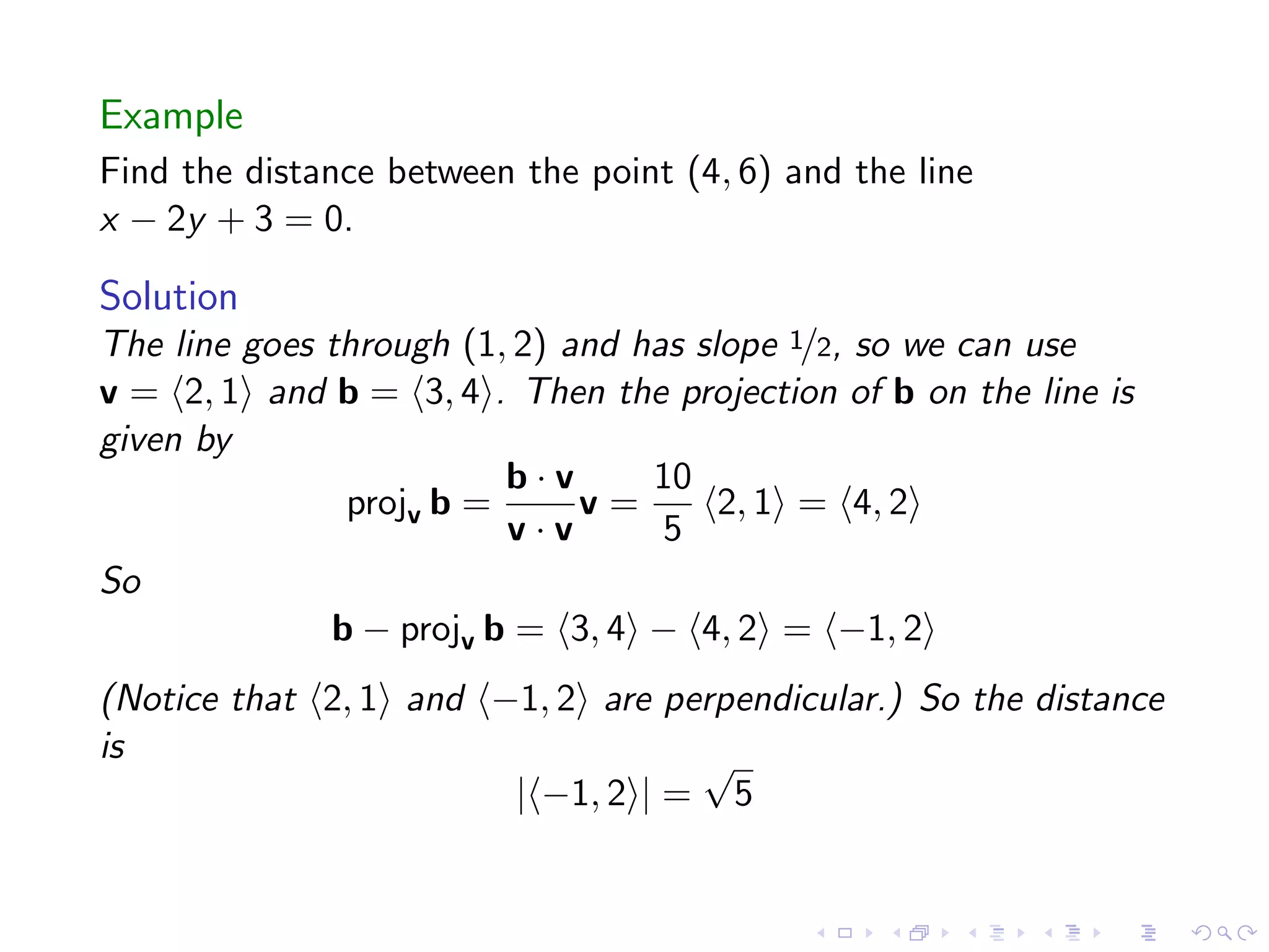 Lesson 4: Lines, Planes, and the Distance Formula
