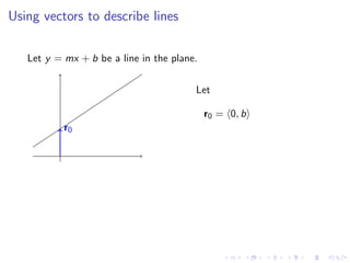 Lesson 4: Lines, Planes, and the Distance Formula