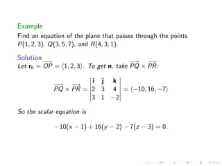Lesson 4: Lines, Planes, and the Distance Formula