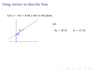 Lesson 4: Lines, Planes, and the Distance Formula