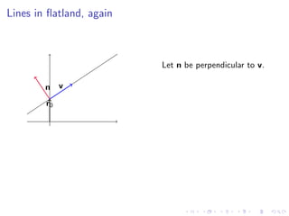 Lesson 4: Lines, Planes, and the Distance Formula