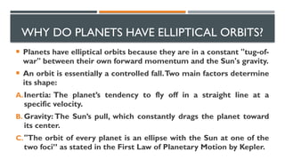 Comprehensive Overview of Planetary Motion and Newtonian Physics | PPTX