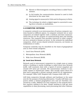 Lesson 4 communication and computer network (123 kb) | PDF