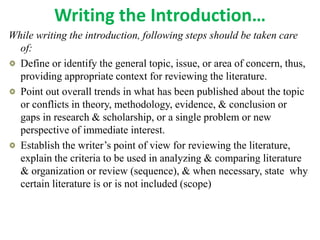 Lesson 4 literature review | PDF