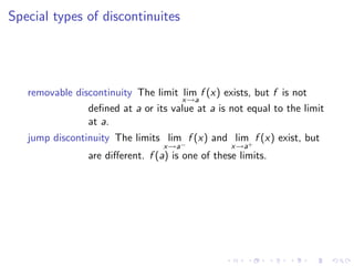 Lesson 5: Continuity