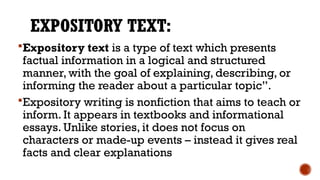 Comprehensive Guide to Expository Text Structures and Writing for Grade ...